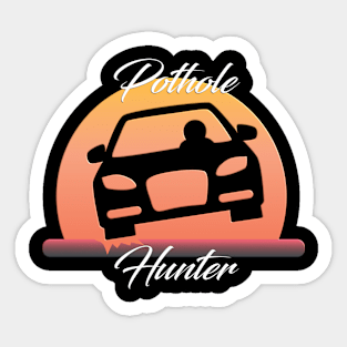 Pothole Hunter Sticker